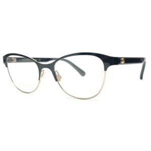 Gucci Women's Black Metal Eyeglasses!